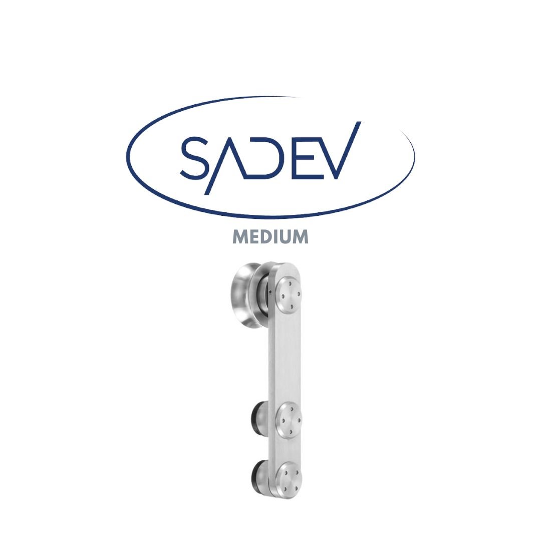 Sadev Medium Frameless Glass Sliding Door System